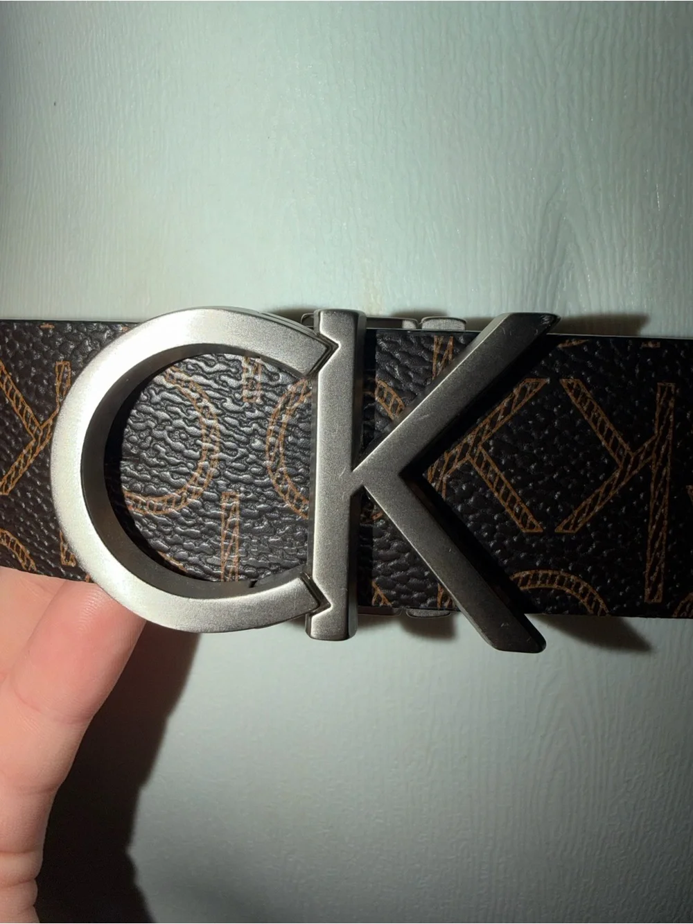 🤎 Calvin Klein Reversible Belt with CK Buckle